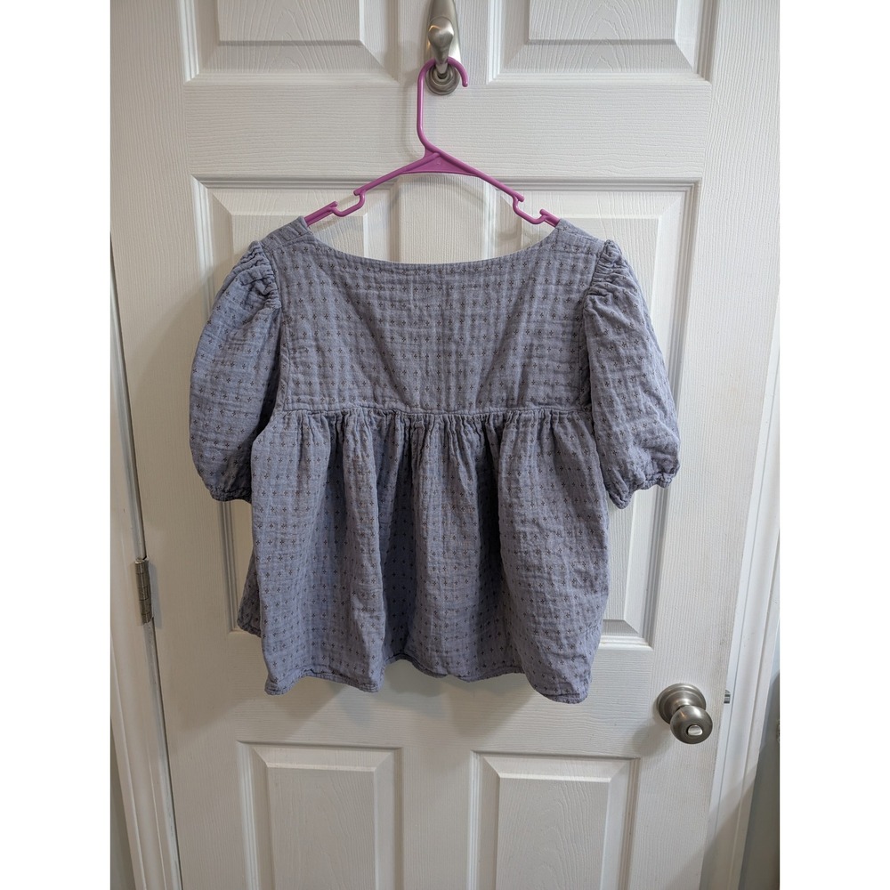 Things Between Puff Sleeve Square Neck Gauze Top … - image 2